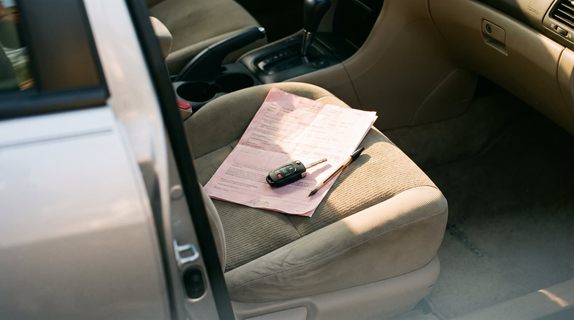 Pink Slip in California: What It Is and Where to Sign